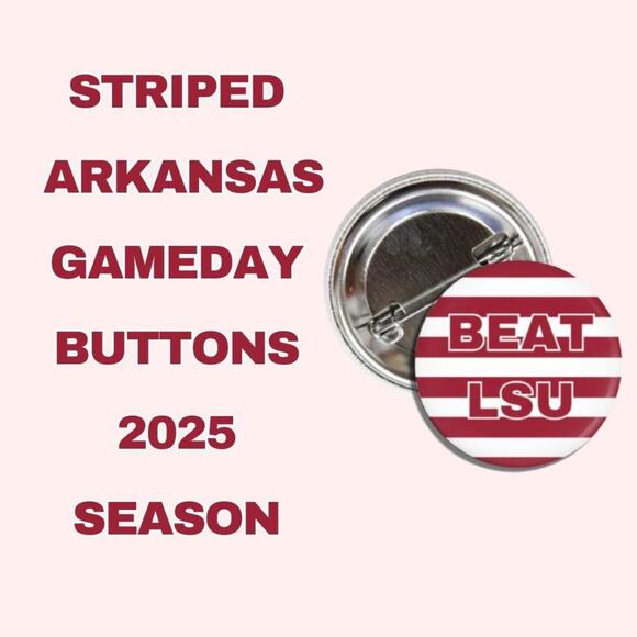 Arkansas game day buttons - Picture 1 of 1